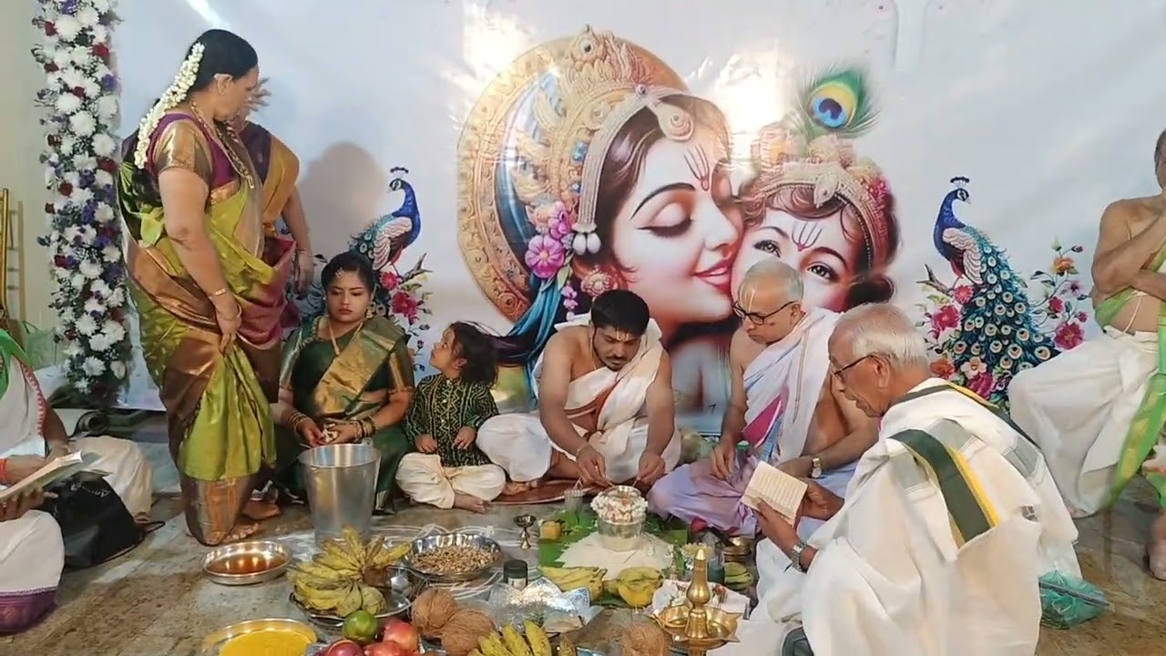 ಕಾಮೇನಹಳ್ಳಿಗಾಯತ್ರೀ ರಾಮಪ್ರೀಯನ್ ಮೊಮ್ಮಗ ನ ಚೌಲ ನಡೆಯಿತು