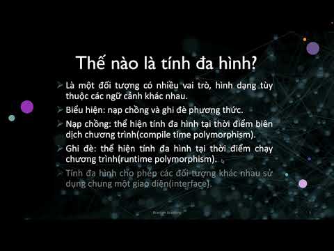 Video: Đa hình với ví dụ là gì?