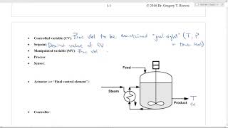 Process Control Definitions