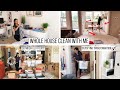 WHOLE HOUSE CLEAN WITH ME!! / CLEANING MOTIVATION // CLEANING ROUTINE // Jessica Tull