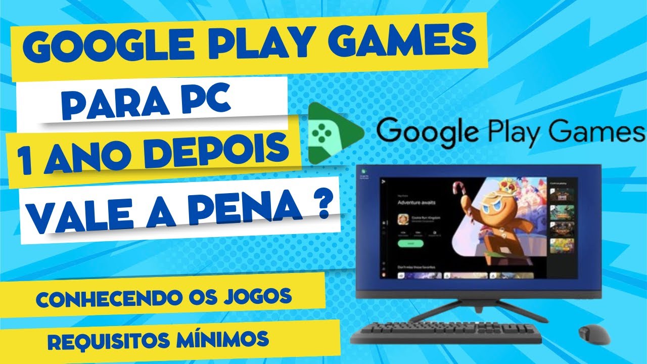 JOGUE SEUS JOGOS DE CELULAR NO PC - GOOGLE PLAY GAMES BETA 