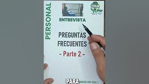 Preguntas Frecuentes en una Entrevista Personal PNP (Parte 2) 😱 #entrevista #entrevistapersonal #pnp