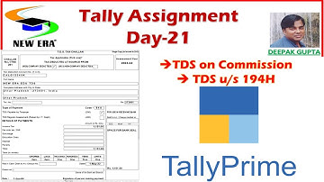 Tally Prime Assignment Day 21 by Deepak Gupta
