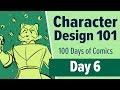 Designing Comic Characters - 100 Days of Making Comics 2 - DAY 6