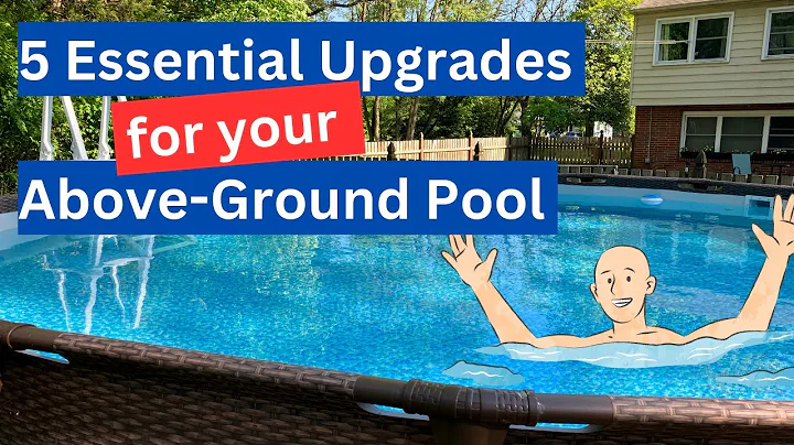 5 ESSENTIAL Pool UPGRADES for Your Above Ground POOL, skimmer, shut off valve, ladder
