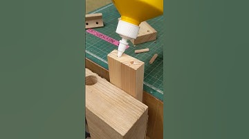 🎯 BUTT JOINT || Dowel Joint - Woodworking Techniques, Tricks & Tips. Easy #shorts #youtubeshorts