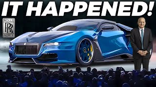 Rolls Royce CEO Just Announced An ALL NEW Supercar & STUNS The Entire Industry!