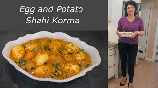 Egg and Potato Shahi Korma #eggcurryrecipe #eggcurry #eggshahikorma
