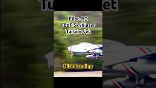 Nice Landing - Pilot-RC F86F Skyblazer #rcwarbird #warbird #f86 #rcjet #rcaircraft #rcturbine
