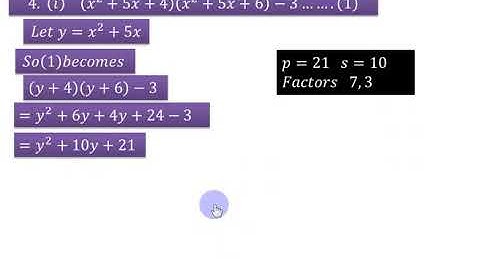 Q 4 PART I  / EXERCISE 5.2 CLASS 9TH / CHAPTER 5 / MATH VIDEOS CLASS 9TH /RIZWAN MIRZA