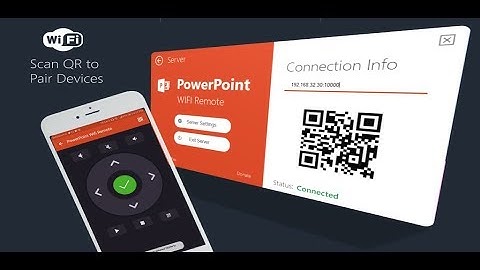 ANDROID POWERPOINT WIRELESS (WIFI) REMOTE CONTROL  FOR PC