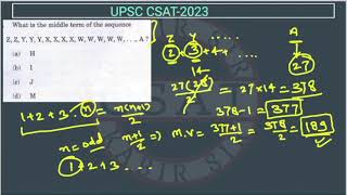 2023 CSAT Reasoning What is the middle terms of the sequence Z, Z, Y, Y, Y, X, X, X, X