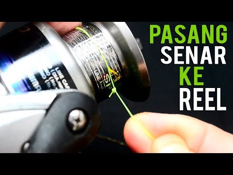  Cara  Memasang Senar  Pancing  Ke Spool Reel YouTube