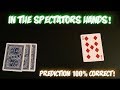 Your Prediction Is ALWAYS RIGHT! Easy Impromptu Card Trick Performance/Tutorial