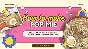 Procedure Text "How To Make Popmie"