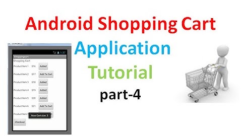 #Android Shopping Cart Tutorial 4 | ShoutCafe.com