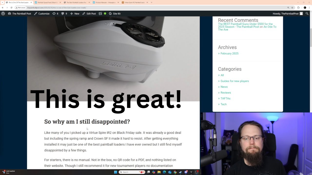 Virtue knows better than this. Spire IR2 first impressions.