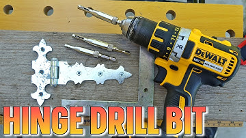 Hinge Drill Bit Set from Parkside - Self Centering Drill Bits - TEST