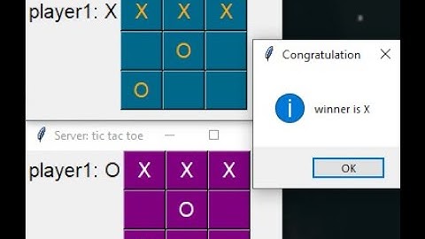 Tic Tac Toe Online | Client & Server | Socket Programming | Python | Arabic