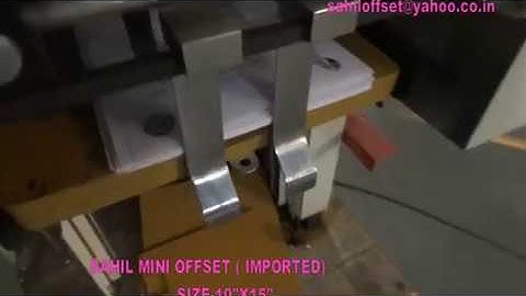 Sahil Mini Offset Printing Machine | Check Description to CALL/Contact Us.