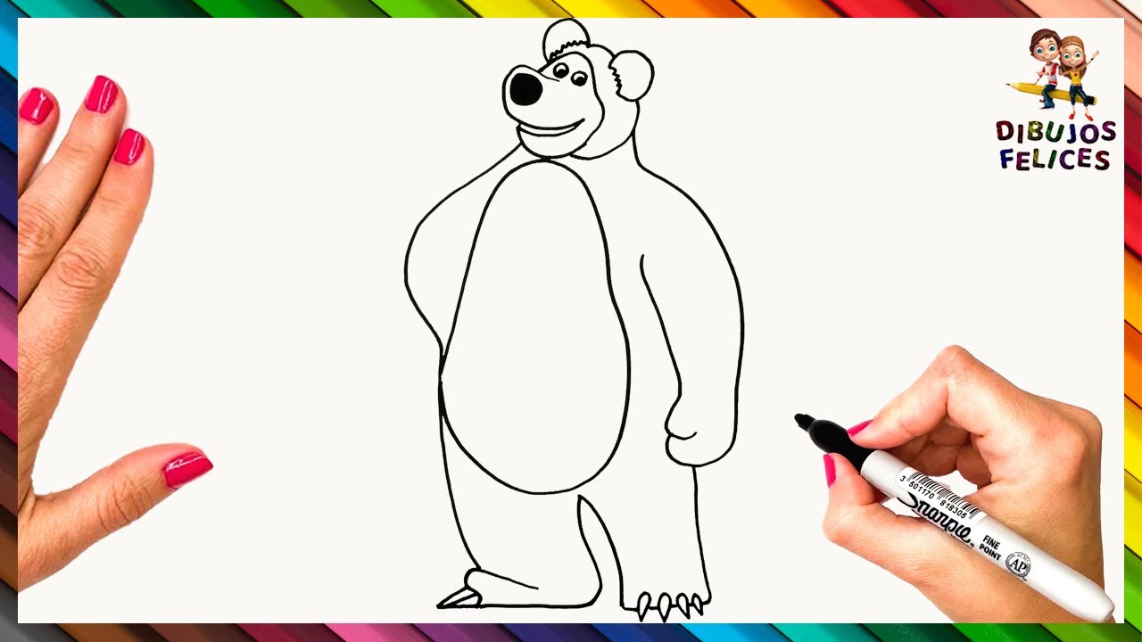 Masha y el oso dibujos