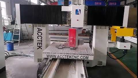 5 axis cnc router machine working Jinan AccTek