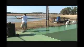 How To Paint A Tennis Court