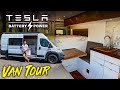 TESLA BATTERY POWERED RV | Custom Luxury Camper Van Conversions - Ready Set Van Trenton New Jersey