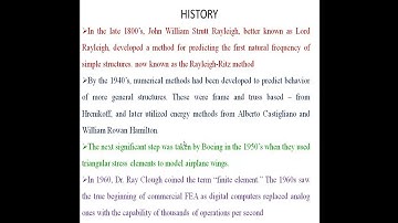 Lecture 01 Introduction to Finite Element Analysis