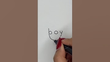 Wait for the end... transforming the word "boy"! 🤯✨