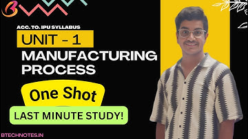 Manufacturing Process Unit - 1 Full Shot