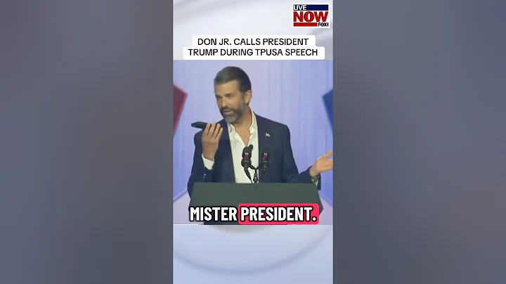 Don Jr. calls President Trump from the Americafest stage. #news #trump