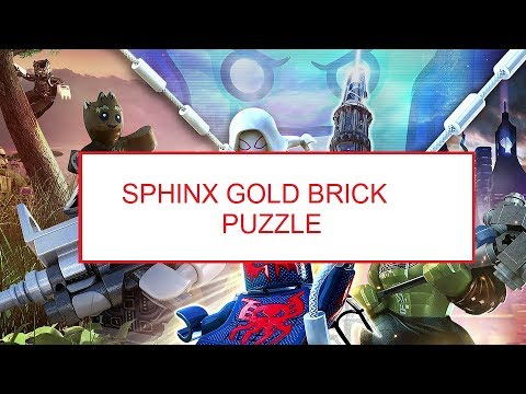 Lego Marvel Super Heroes 2 Sphinx Gold Brick Puzzle