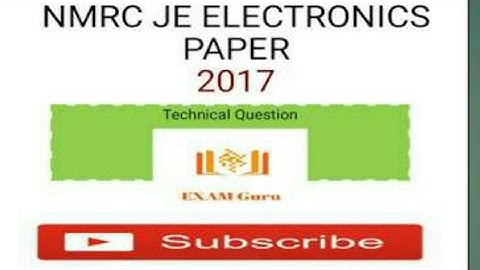 Dmrc Previous Year Paper |  DMRC 2019 | NMRC JE ELECTRONICS 2017 || Exam Guru