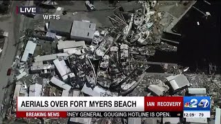 NBC2 IAN RECOVERY - An aerial view of Fort Myers Beach