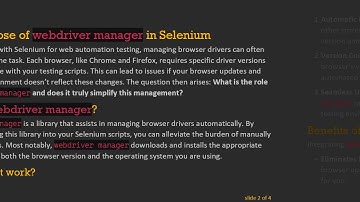 Understanding the webdriver manager: Simplifying Browser Driver Management in Selenium
