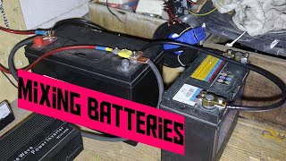 Connecting different batteries in parallel/series (AKIO TV)