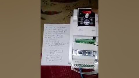 Cài đặt biến tần Sunfar e300 cho máy đục vi tính tại Máy đục nhập khẩu Bình Nguyên