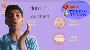 How to download kiran typing tutor | SDMTECHTURF