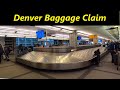 Denver Airport Walkthrough- Plane to Baggage Claim & Ground Transportation