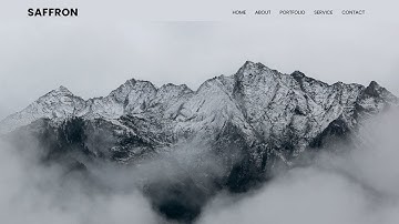 Pure CSS Animated Sticky Navbar with Smooth Scroll