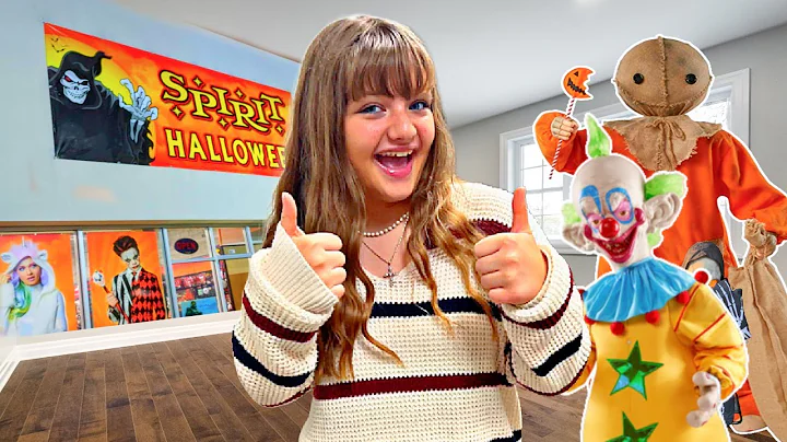 TURNING OUR HOUSE into a SPIRIT HALLOWEEN STORE!