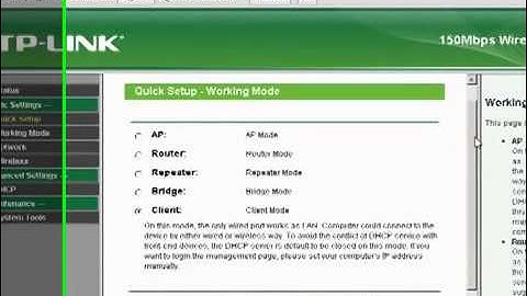 Configurar router TP LINK TL WR702N modo cliente
