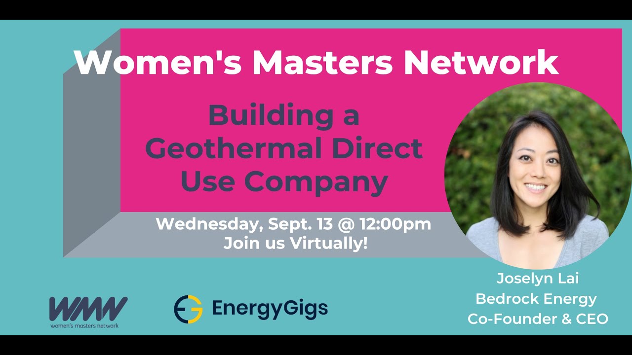 WMN | Building a Geothermal Direct Use Company