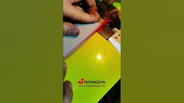 RONGDA Semi-automatic Leather Hardcover Notebook Edge Folding Machine