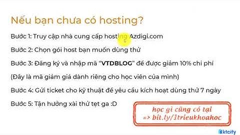 Bài 2 Hướng dẫn đăng ký hosting cPanel và Direct Admin để thực hành