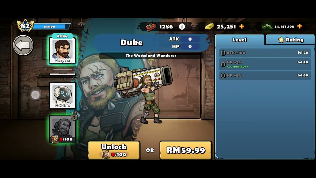 Earn To Die Rogue New Hero Duke