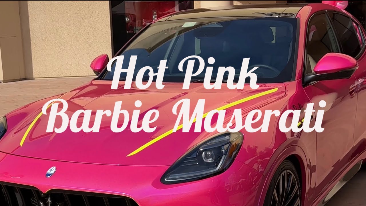 Maserati, la vie en rose avec Barbie