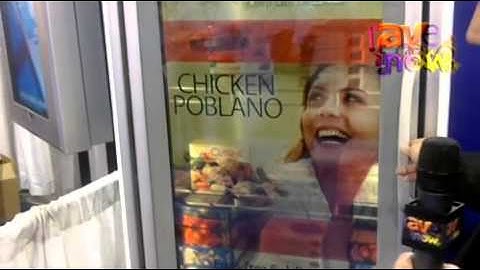 Stratacache Demos Primacy Display - a Transparent DS Display Freezer Door Displays, Retail Solutions