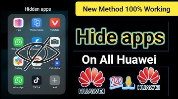 How to hide app in Huawei | How to hide app in Huawei y9 prime 2019 | Huawei private Space